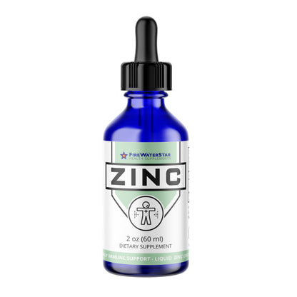 FWS Liquid Zinc Supplement for Men, Women & Kids – Organic Non-GMO Vegan Ionic Zinc Drops (2 oz, 30 Day Supply)