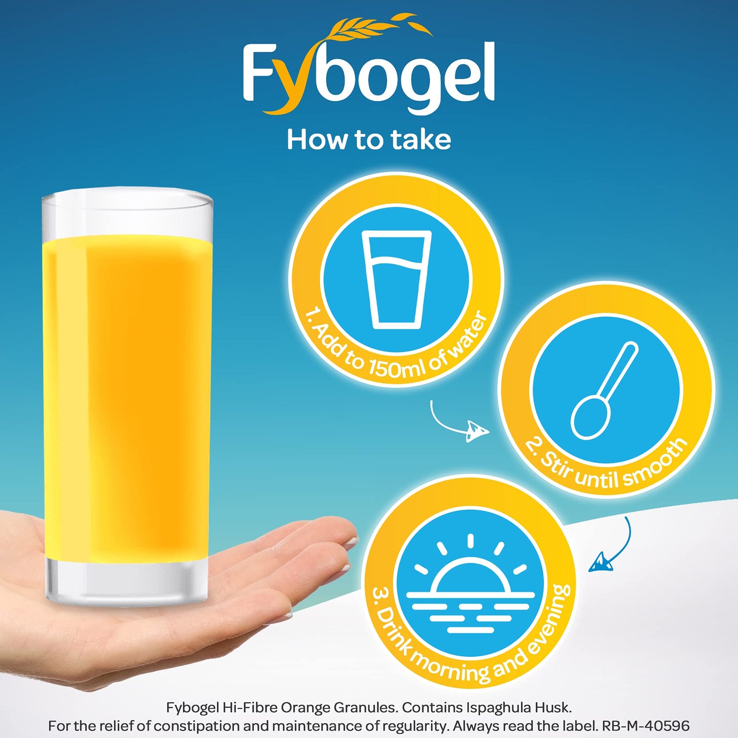Fybogel Hi Fibre Sachets Orange Flavour 30 | Gentle Fibre Drink for Regularity