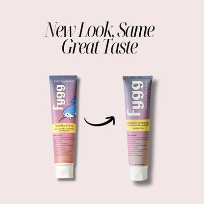 Fygg Nano Hydroxyapatite Toothpaste - Vanilla Vibes (4 Oz) | Fluoride-Free