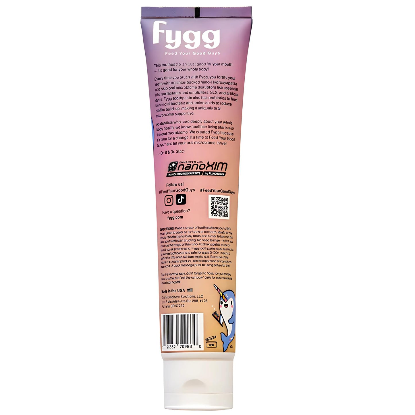 Fygg Nano Hydroxyapatite Toothpaste - Vanilla Vibes (4 Oz) | Fluoride-Free
