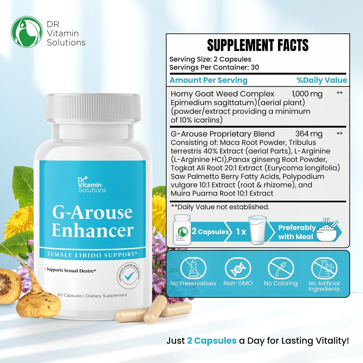 G-Arouse Enhancer for Women – Fast-Acting Libido Booster | Dr Vitamin Solutions