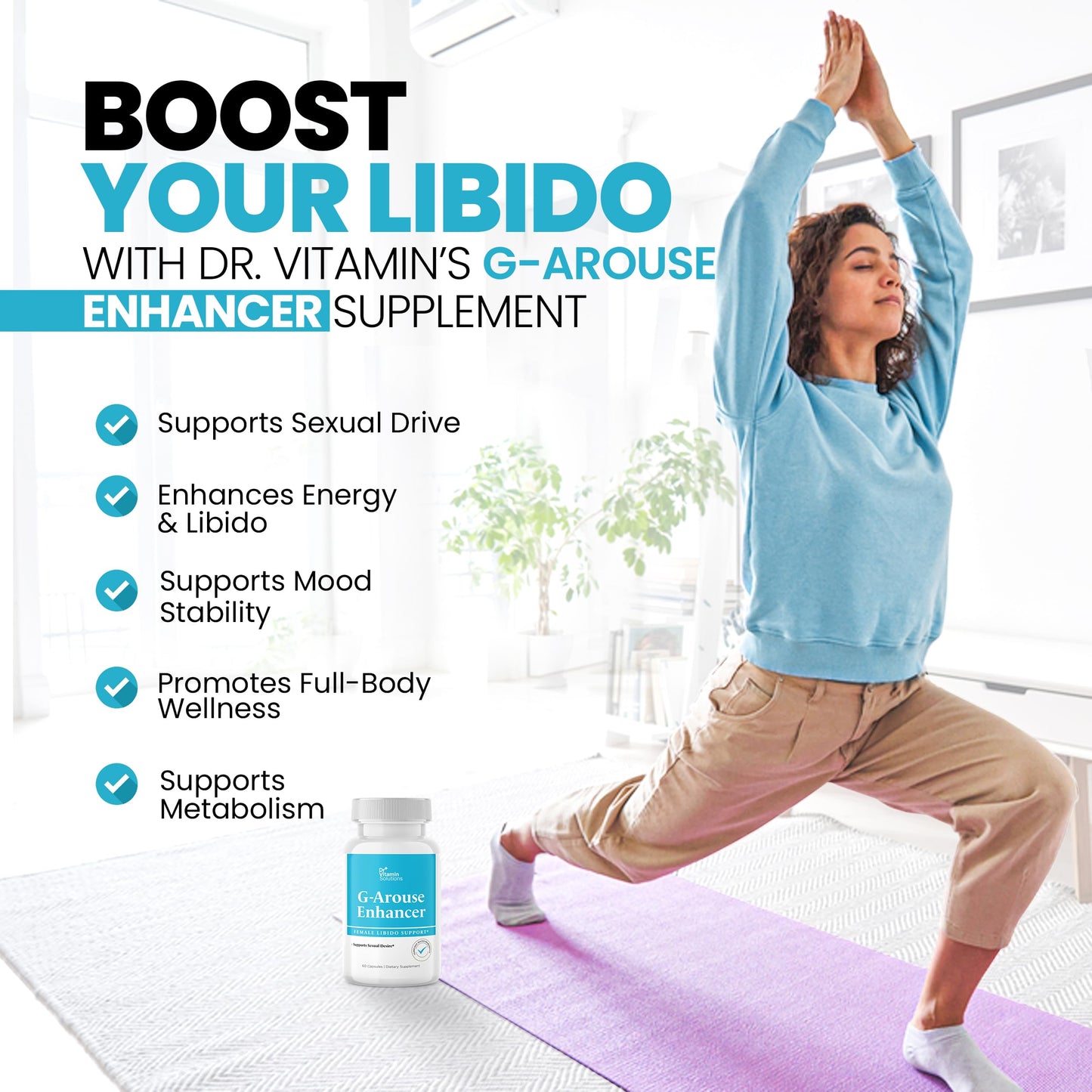 G-Arouse Enhancer for Women – Fast-Acting Libido Booster | Dr Vitamin Solutions