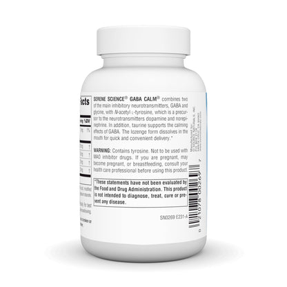 Source Naturals GABA Calm – Serene Science, Calming Mood Support, Orange Flavor (120 Lozenges)
