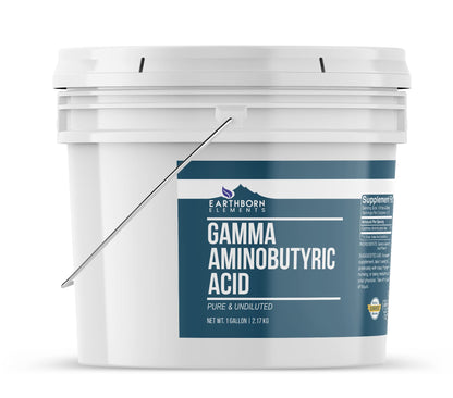 Earthborn Elements GABA (Gamma Aminobutyric Acid) 1 Gallon – Pure & Undiluted