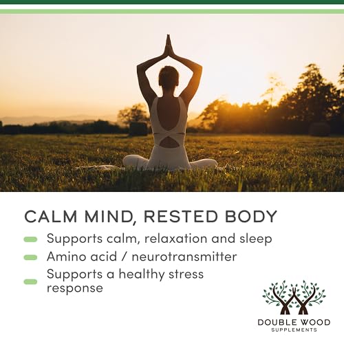 GABA Supplement 300 Capsules 1000mg | Calm, Sleep Support | Double Wood