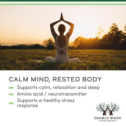 GABA Supplement 300 Capsules 1000mg | Calm, Sleep Support | Double Wood
