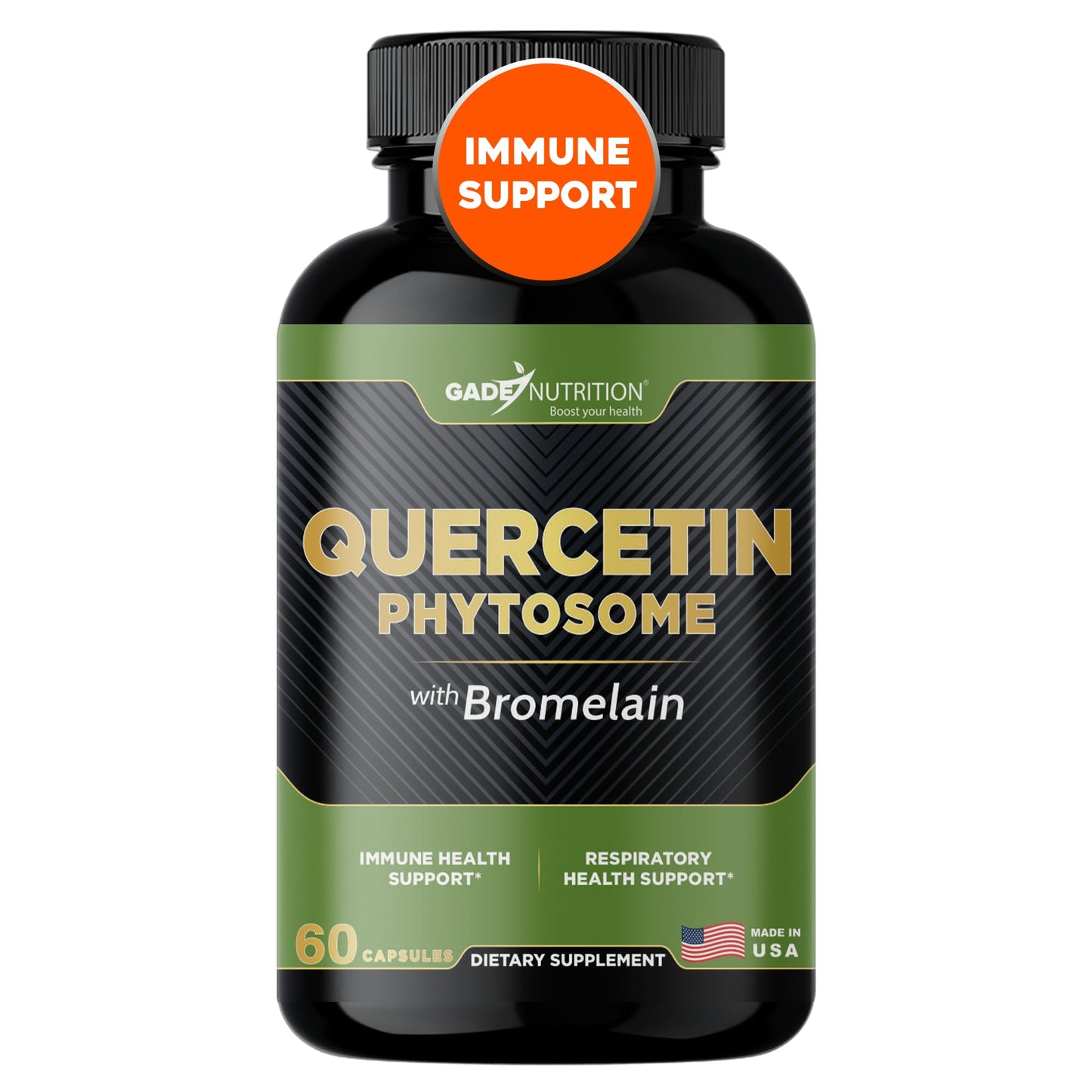 Gade Nutrition Quercetin Phytosome with Bromelain – 95% Purified, 50x Absorption