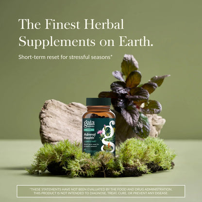 Gaia Herbs Adrenal Health Jumpstart | Adaptogenic Blend for Energy & Stress Support | 60 Vegan Liquid Phyto-Capsules BritishVita | Premium UK Vitamins & Wellness Supplements