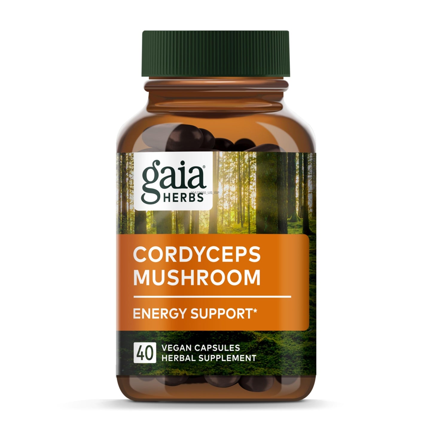 Gaia Herbs Cordyceps Mushroom – Energy & Endurance Support (40-Day, Vegan)
