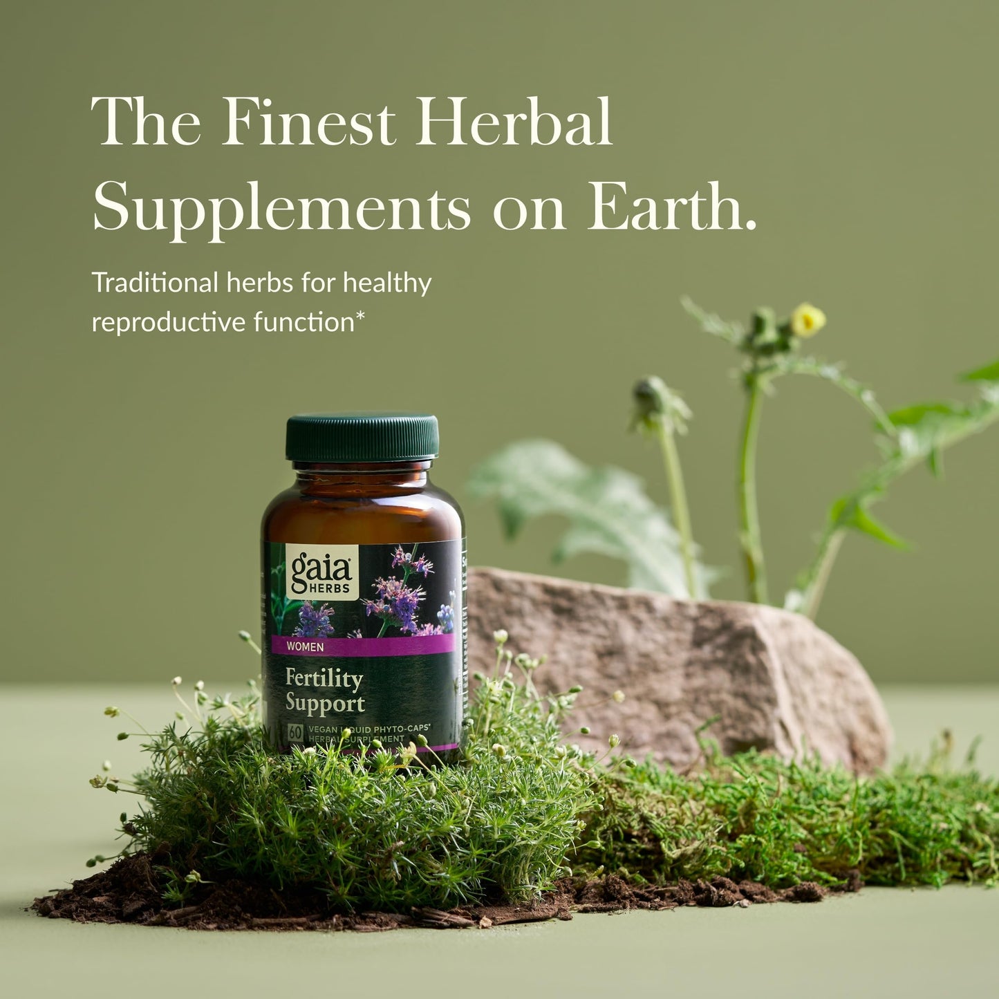 Gaia Herbs Fertility Support - Vegan Fertility Supplements for Women