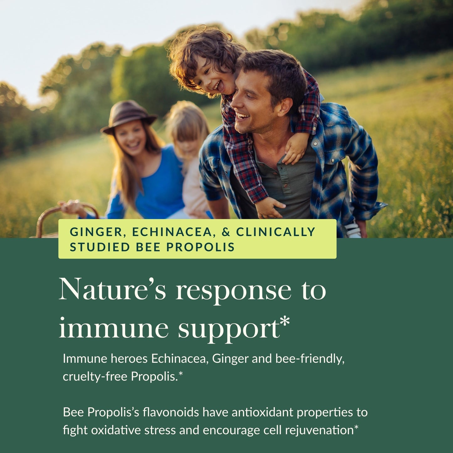 Gaia Herbs Organic Immune Rapid Defense Gummies - Propolis, Ginger & Echinacea - 60 Vegan