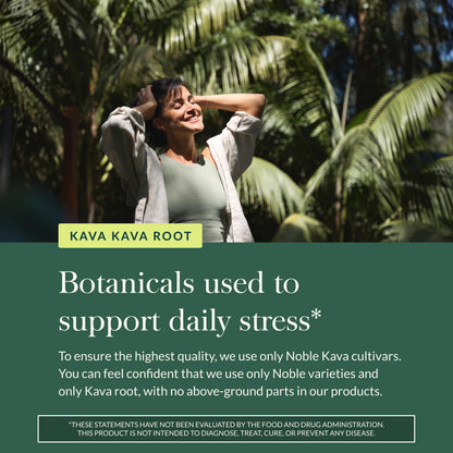 Gaia Herbs Kava Root - Calm & Relaxation (60 Vegan Caps)