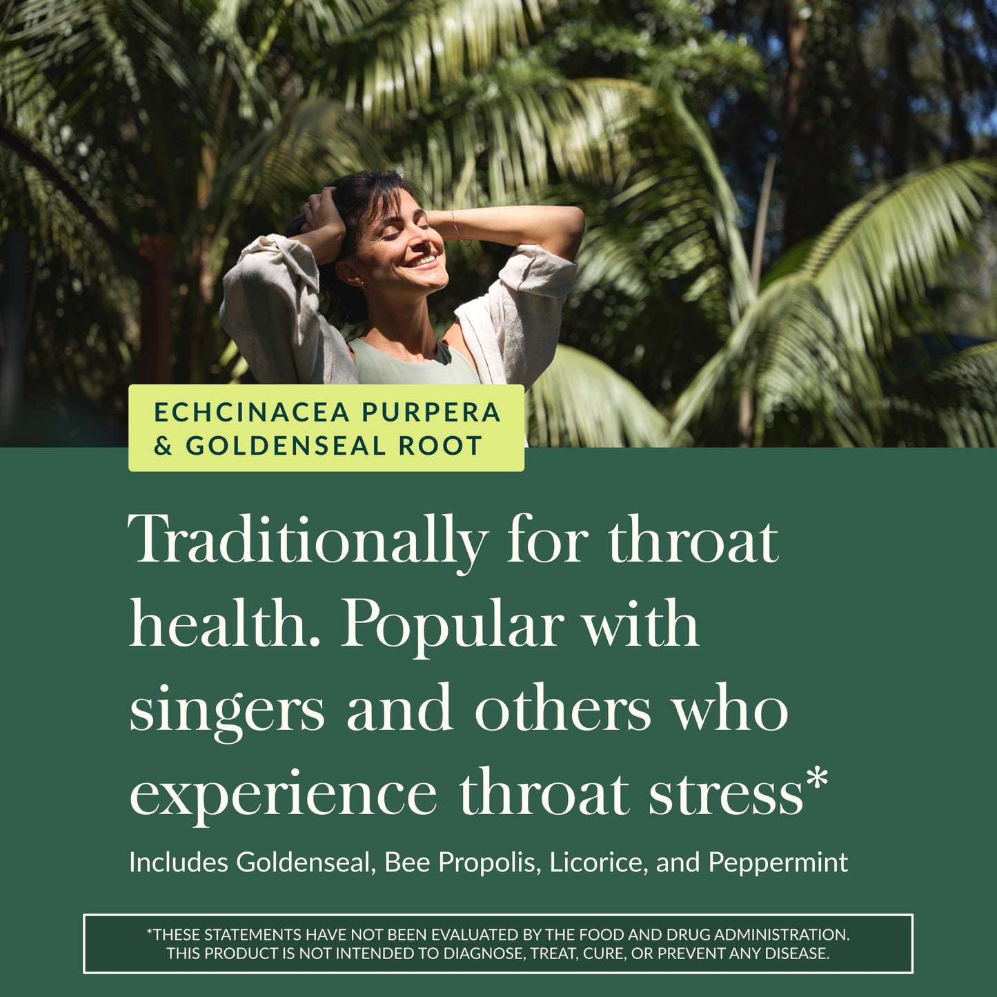 Gaia Herbs Echinacea Goldenseal Propolis Throat Spray – Immune Support (Organic 1 oz)