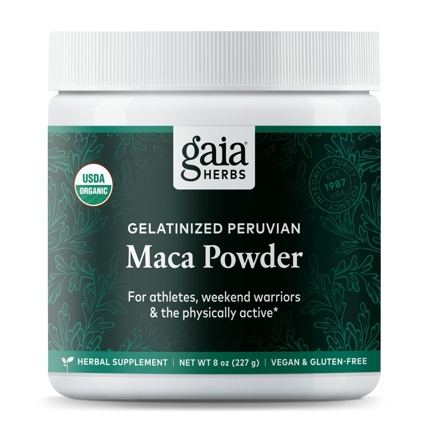 Gaia Herbs Maca Powder – Organic Energy & Stamina (8 oz, 69-Day Supply)