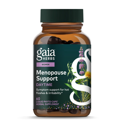 Gaia Herbs Menopause Support Daytime – Hormone Balance & Well-Being (60 Vegan Phyto-Capsules)