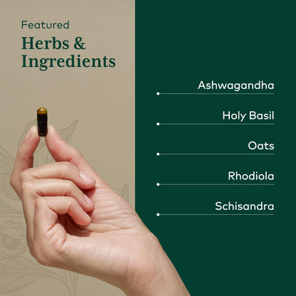 GAIA HERBS PRO Daytime HPA - Adaptogen & Nervous System Support | 60 Liquid Phyto-Caps