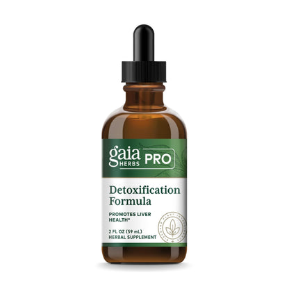 GAIA HERBS PRO Detoxification Formula – Liver Health & Detox Support – Milk Thistle, Yellow Dock & More – 2 fl oz (30 Servings)