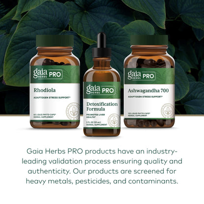 GAIA HERBS PRO Detoxification Formula – Liver Health & Detox Support – Milk Thistle, Yellow Dock & More – 2 fl oz (30 Servings)