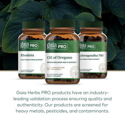 GAIA HERBS PRO Oil of Oregano – Immune Support & Gut Health, 60 Vegan Capsules