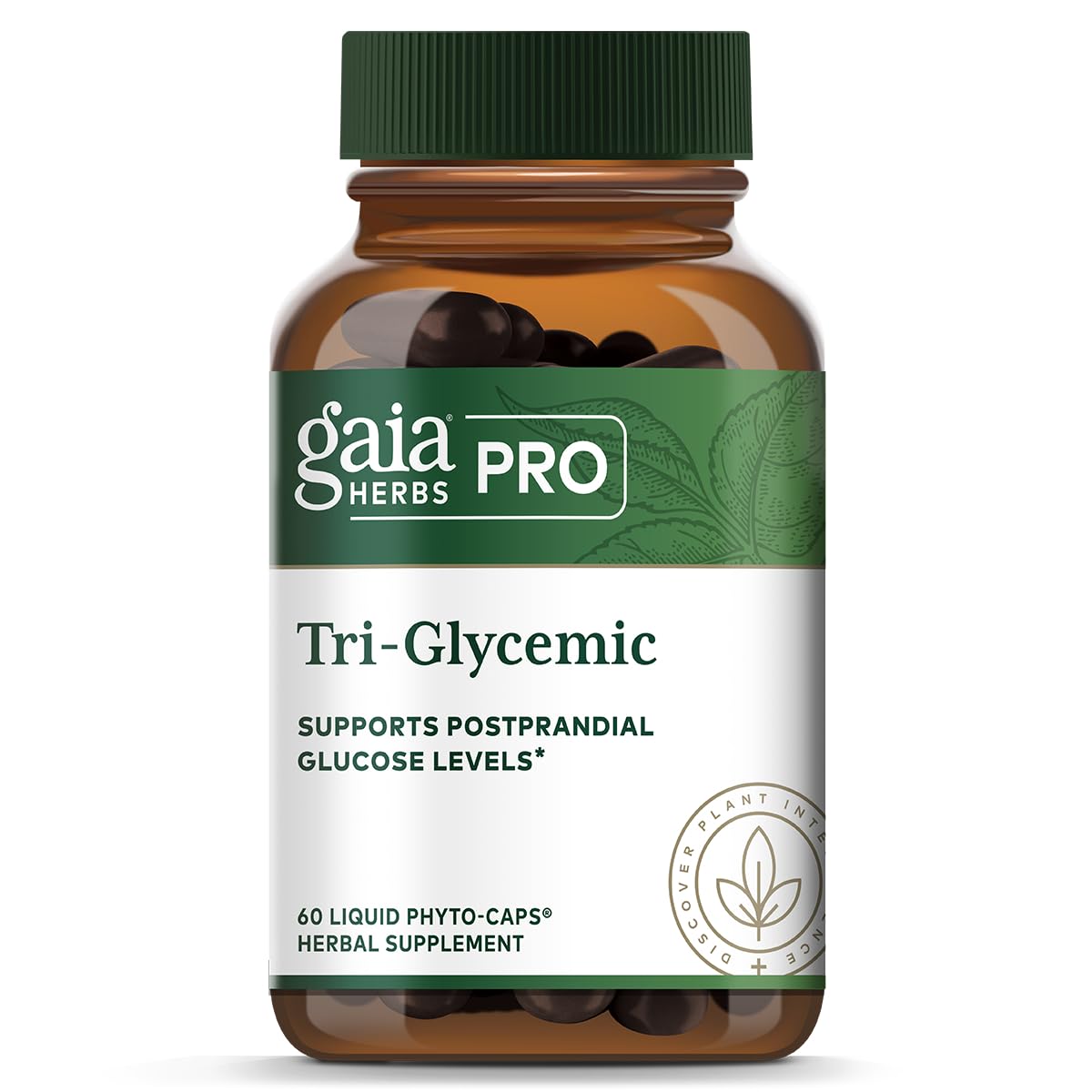 Gaia Herbs PRO Tri-Glycemic – Supports Healthy Metabolism (60 Liquid Phyto-Caps)