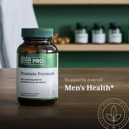 Gaia Herbs Pro Prostate Formula - Prostate Health Support | 60 Liquid Phyto-Caps