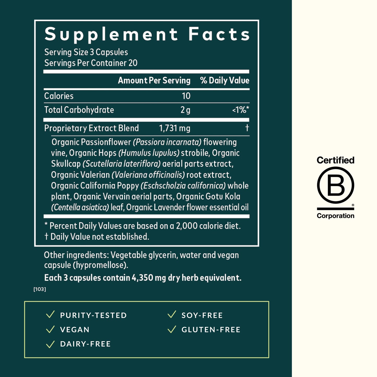 Gaia Herbs Sound Sleep – Natural Sleep Support with Valerian Root, Passionflower & More | 60 Vegan Capsules