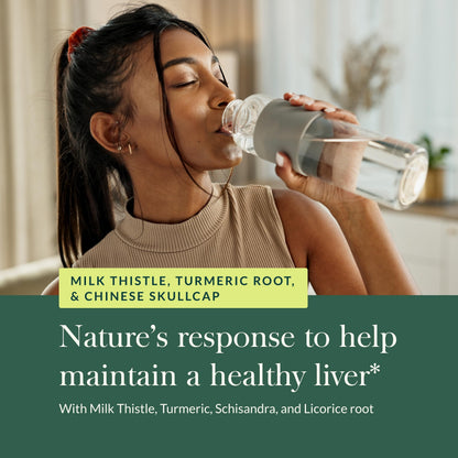 Gaia Herbs Liver Health - Liver Support with Milk Thistle, Turmeric, Schisandra & Licorice Root | 60 Vegan Liquid Phyto-Capsules (30-Day Supply)