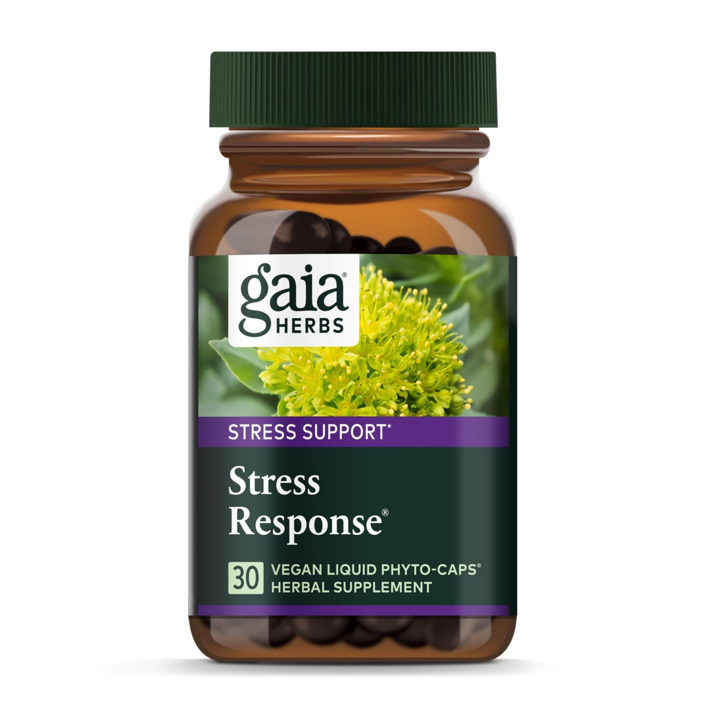Gaia Herbs Stress Response: Relaxation with Rhodiola, Ashwagandha & Holy Basil