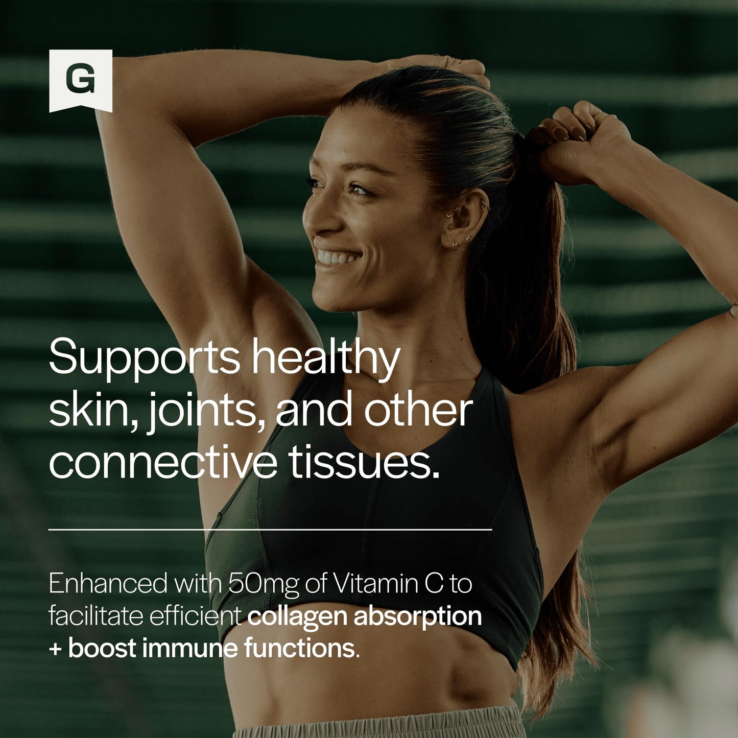 Gainful Collagen Performance Boost – Grass-Fed Bovine, Vitamin C, 14 Servings