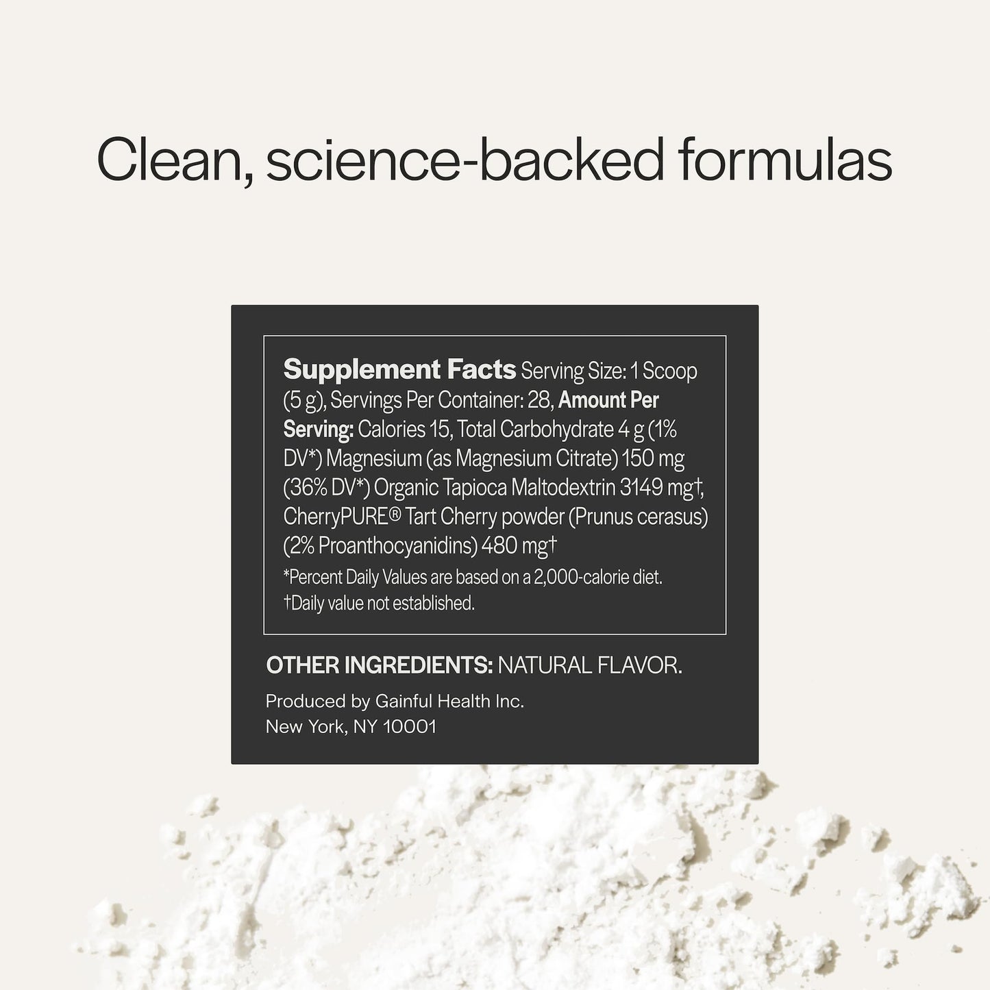 Gainful Recovery Boost Powder - Enhance Muscle Recovery & Sleep Naturally (1.76oz)