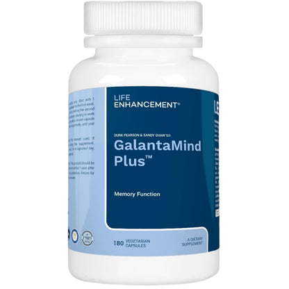 Life Enhancement GalantaMind Brain Supplement – Memory & Focus (4 mg Galantamine, 180 Capsules) | GalantaMind Plus