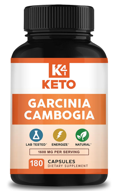 Garcinia Cambogia 1600 mg (180 Capsules) – Pure Natural Extract