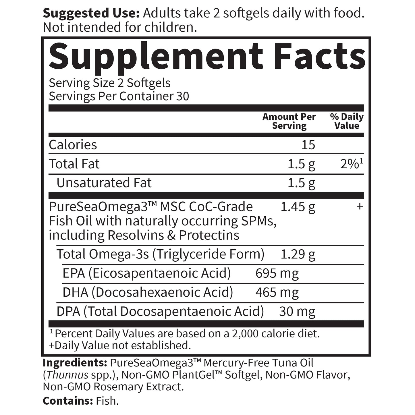 Garden of Life Dr Formulated Omega Fish Oil Lemon – 1,290 mg EPA/DHA + DPA, 60 Softgels