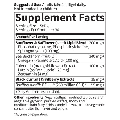 Garden of Life Herbals Eye Health – Lutein & Zeaxanthin | Non-GMO, Gluten-Free