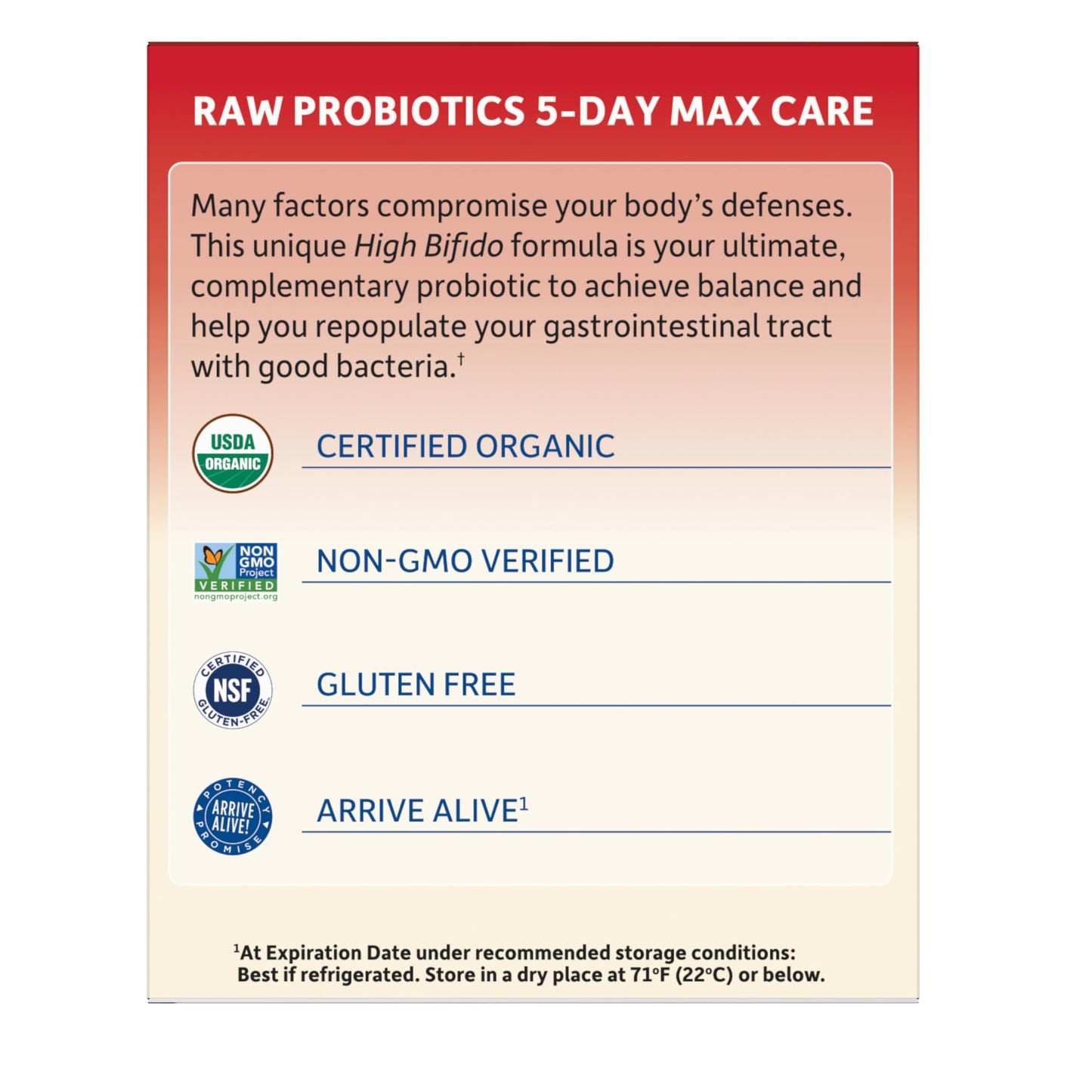 Garden of Life Probiotic Powder Banana - 400B CFU, 5-Day Immune Support