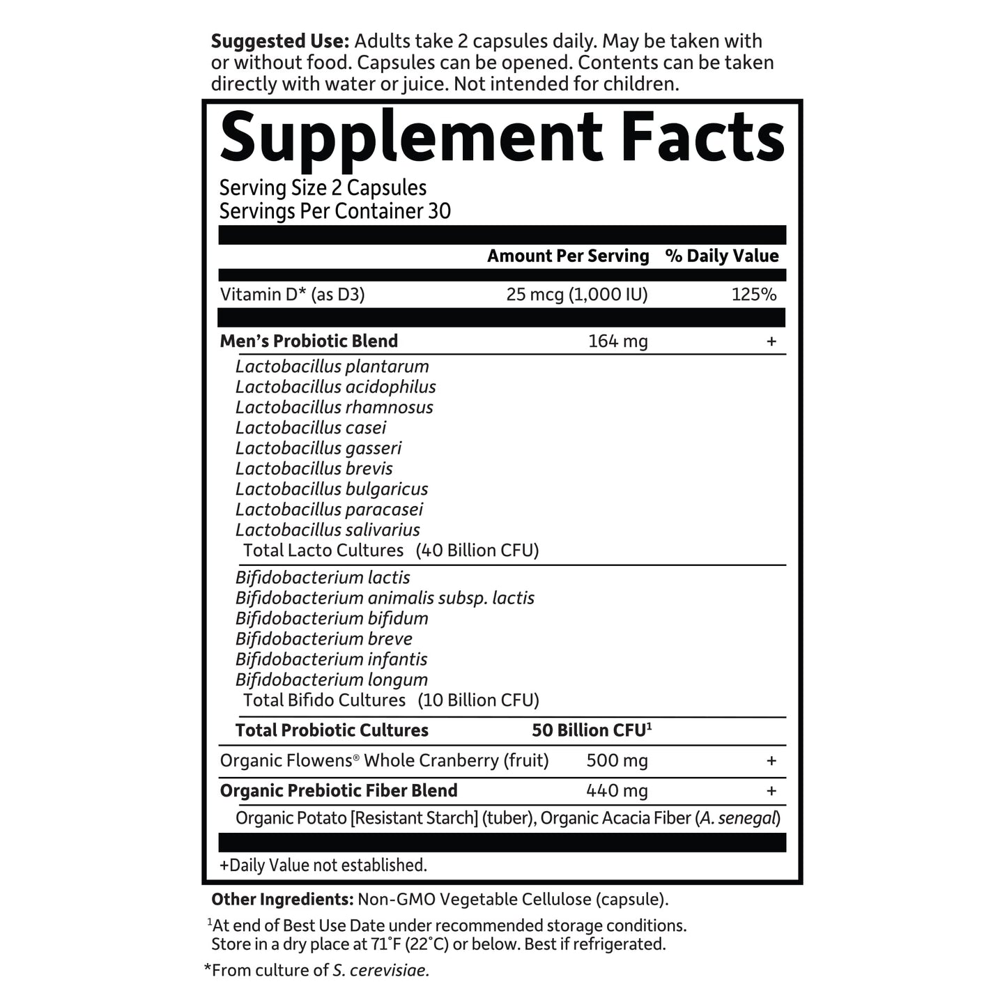Garden of Life Probiotics Prostate+ | Prostate & Digestive Support