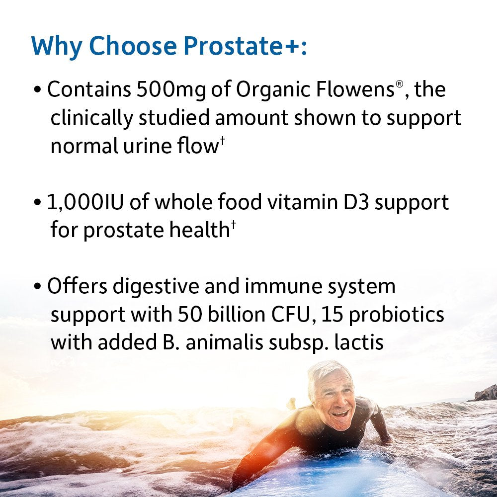 Garden of Life Prostate+ Probiotics – Prostate Health & Digestive Support | 60 Veg Capsules
