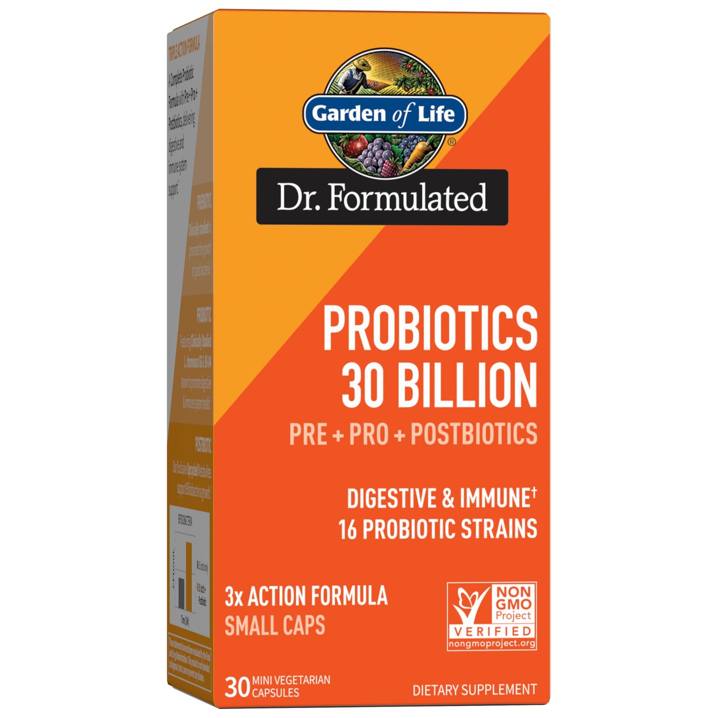 Garden of Life Dr Formulated 30B Probiotics + Prebiotics + Postbiotics