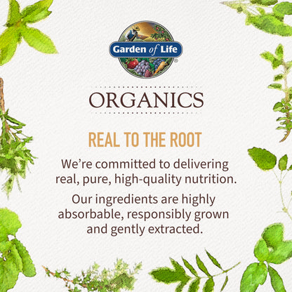 Garden of Life Organics Men's Daily Multivitamin – Organic, Vegan, 30 Tablets