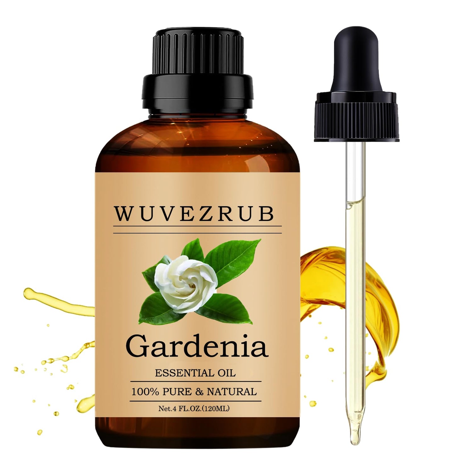 Gardenia Essential Oil 120ML | 4 Fl Oz | Pure & Natural for Aromatherapy Diffuser