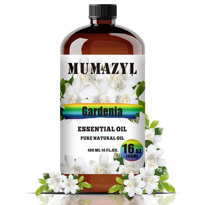Gardenia Essential Oil - 16 Fl Oz (480 ml) for Diffuser, DIY Crafts | MUMAZYL