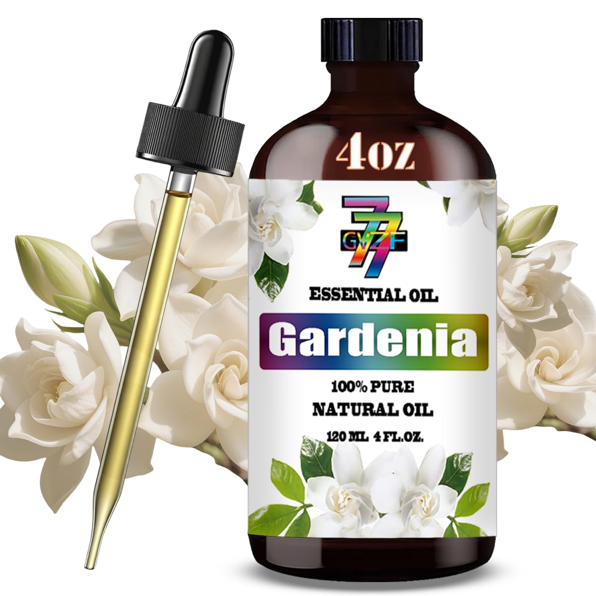Gardenia Essential Oil 4 oz (120 ml) – Aromatherapy, Diffusers & DIY Home Fragrance