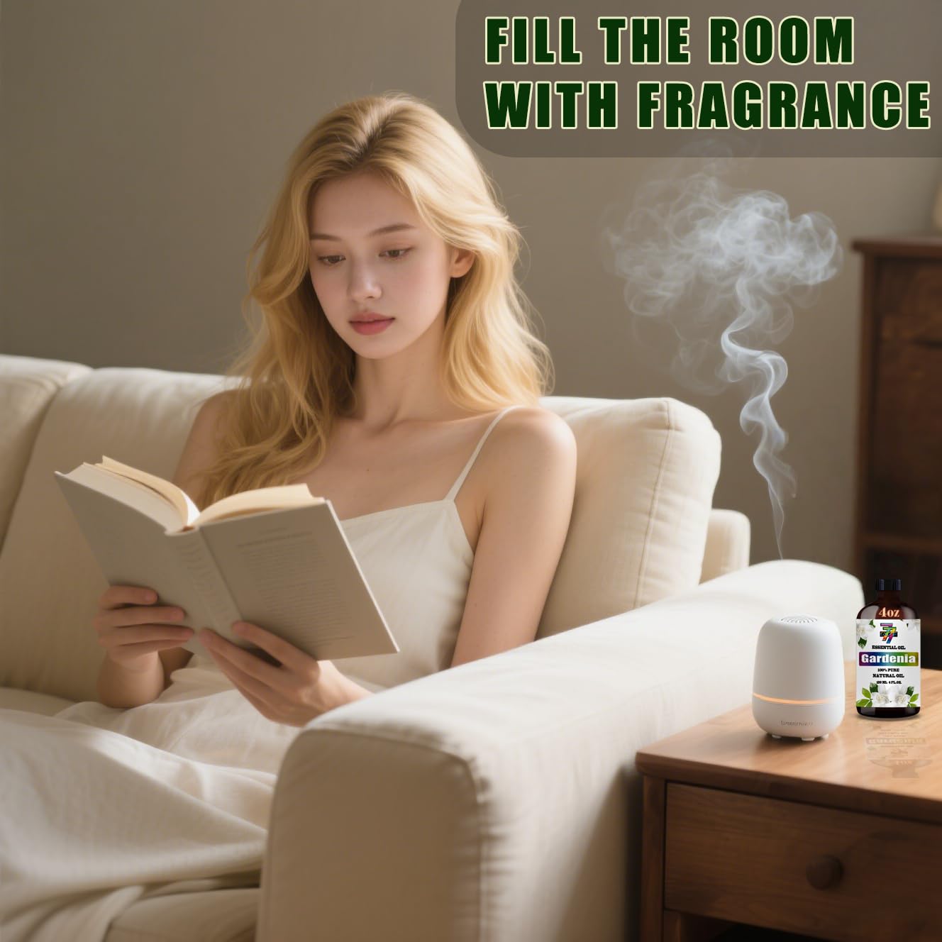 Gardenia Essential Oil 4 oz (120 ml) – Aromatherapy, Diffusers & DIY Home Fragrance