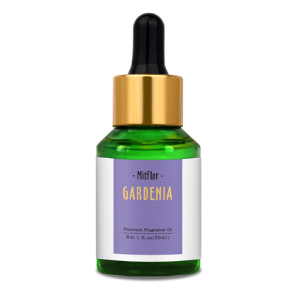 Gardenia Fragrance Oil – MitFlor Single Scented Oil, Large 30ml Premium Grade for Soap, Candle Making, Diffusers
