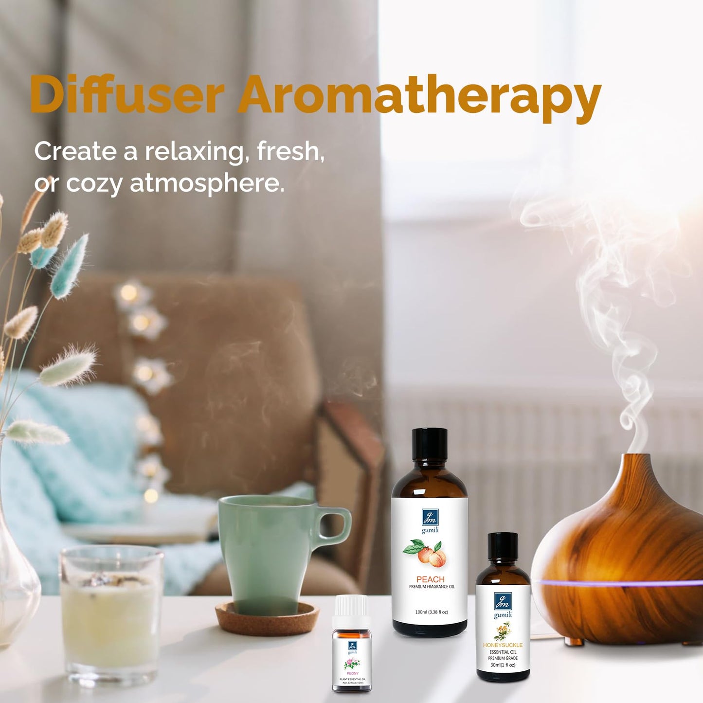 GM Gumili Gardenia Essential Oil – Organic 10mL for Aromatherapy
