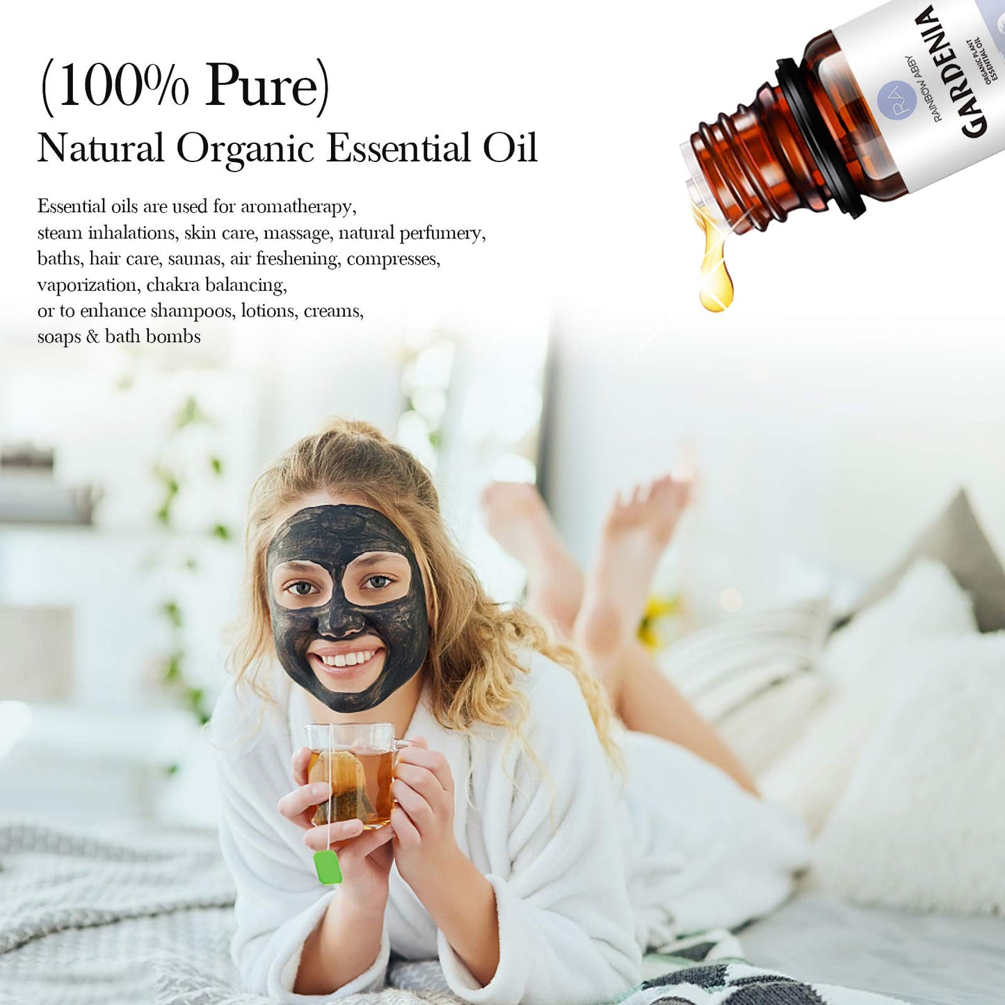 Gardenia Essential Oil - 100% Pure Gardenia Diffuser Oil (30ML)