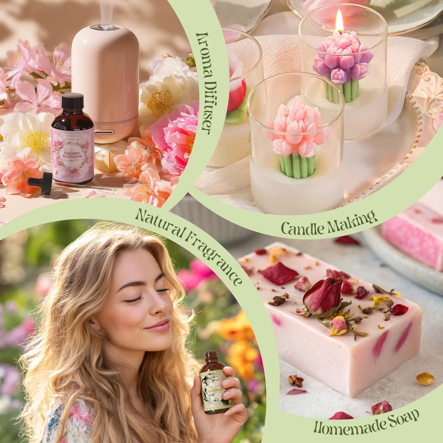 ARVIDSSON Gardenia Essential Oil 4 oz (120 ml) – Pure & Natural