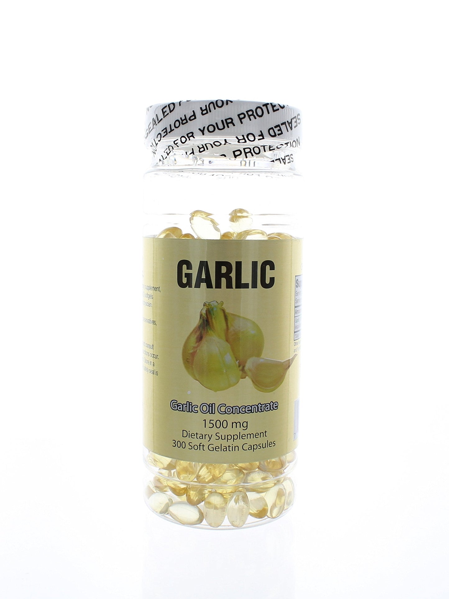 Garlic Oil Concentrate 3 MG (1500:1) – 300 Capsules | Cholesterol Free | New Item