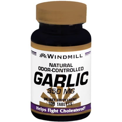 Garlic TABS 350MG WMILL Size 100 - Garlic Supplement