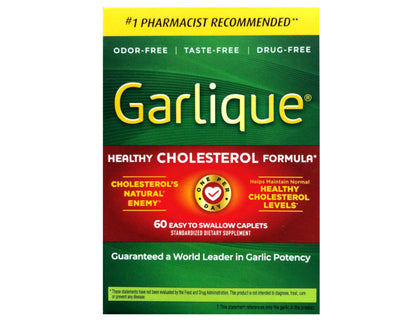Garlique - 60 Tablets | Odor-Free Garlic for Cardiovascular Support
